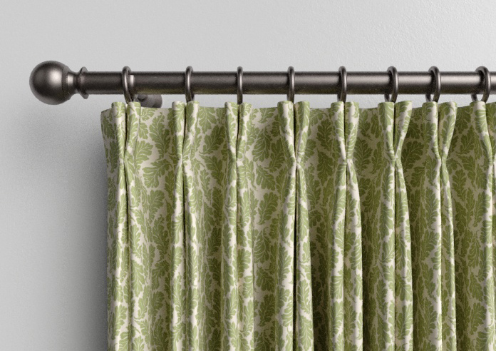 Land & Shore Oak Leaf, Green - Made to Measure Curtains - Image 10